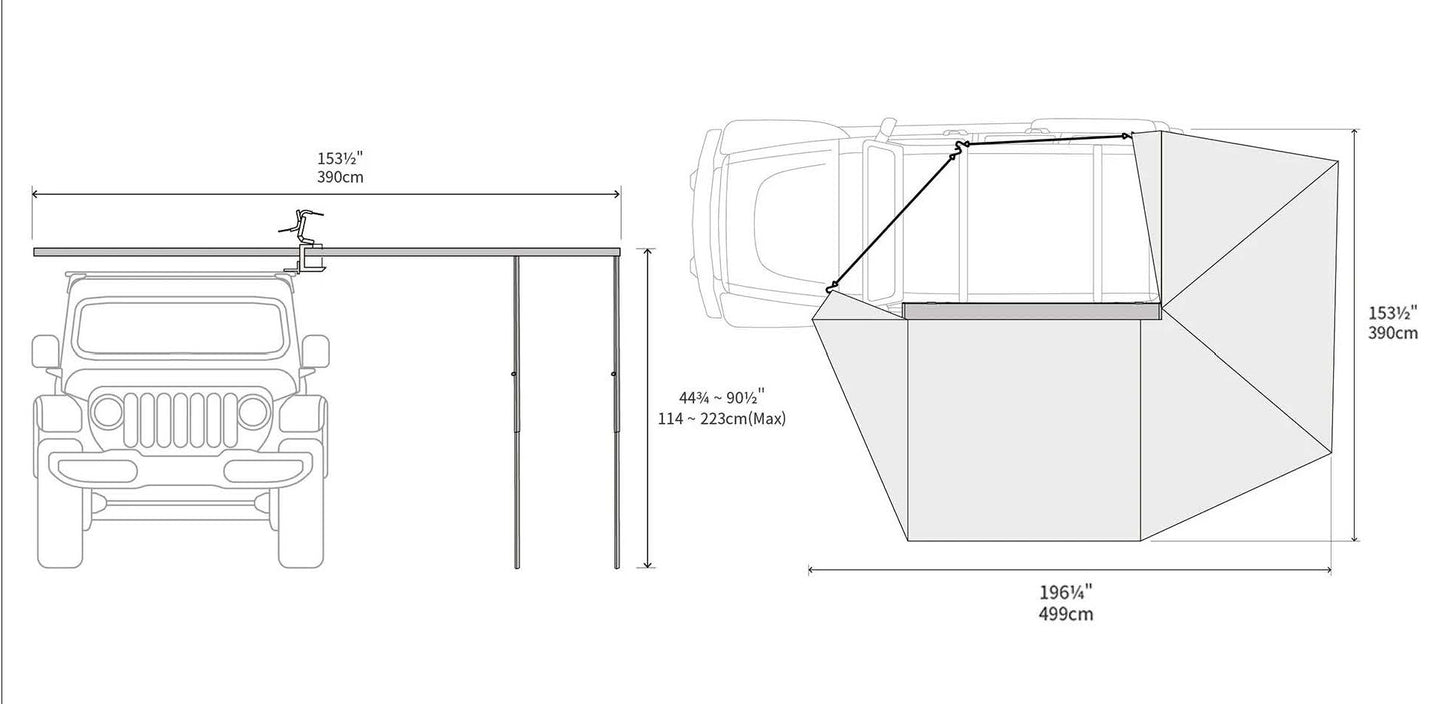 ExoShell 270 Awning